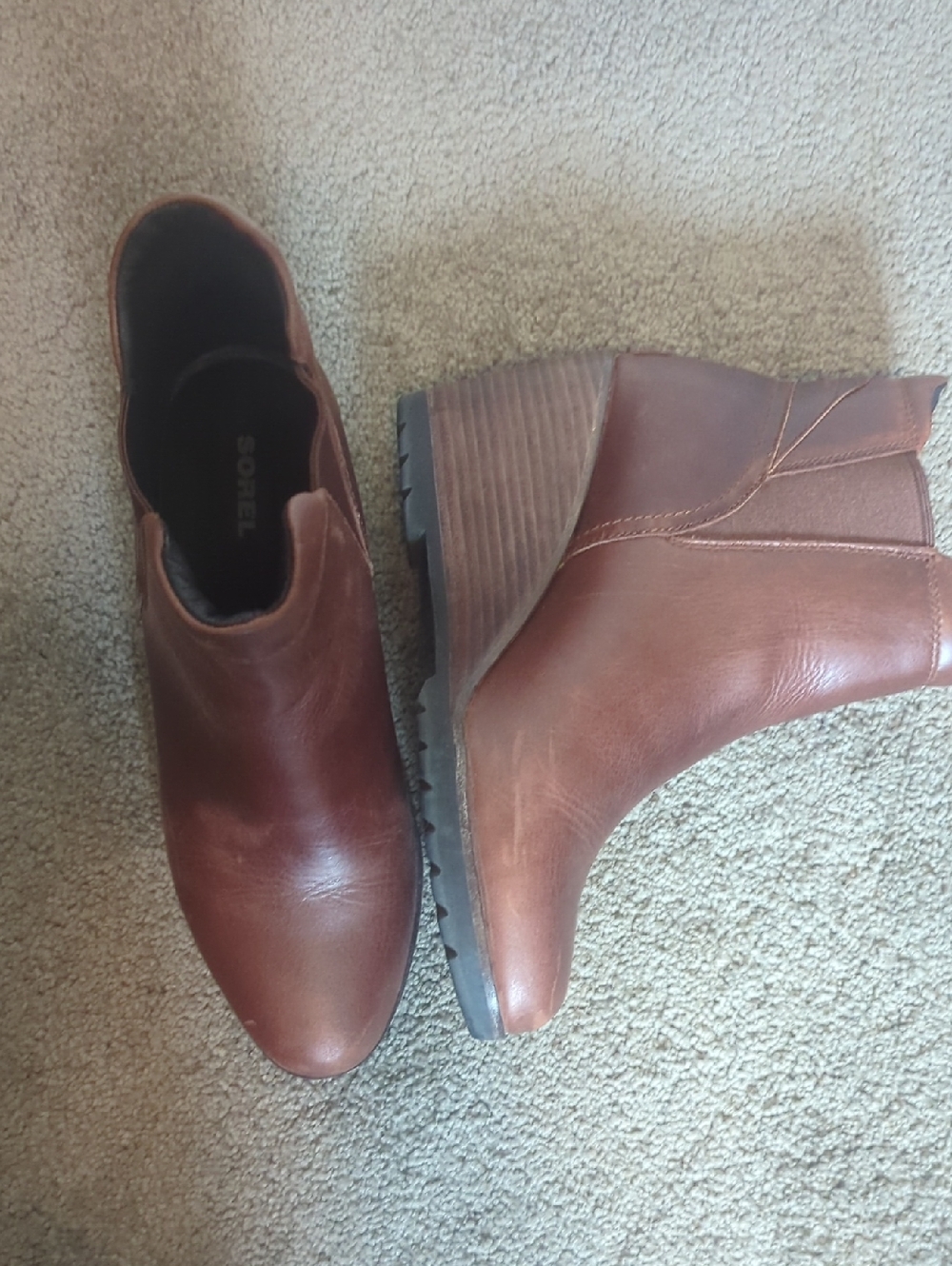 Sorel Brown Leather Boots